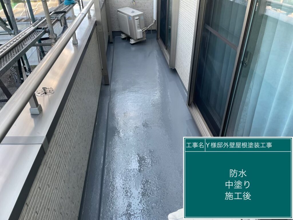 1回目塗布後です。