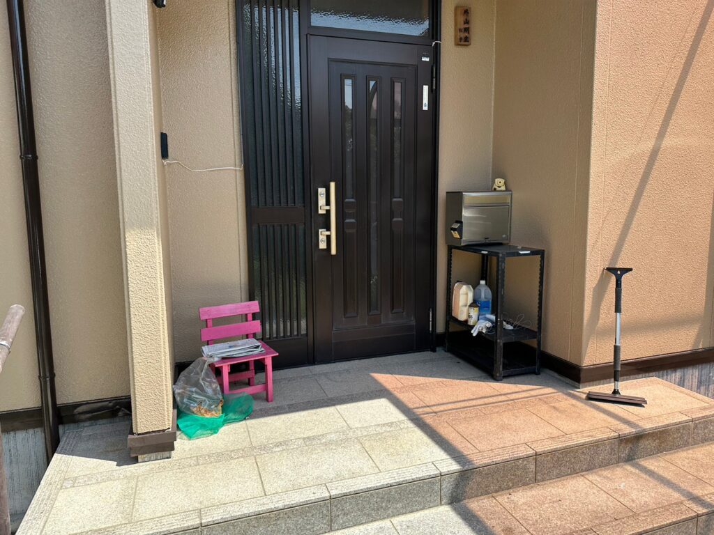 玄関周りもスッキリしました！