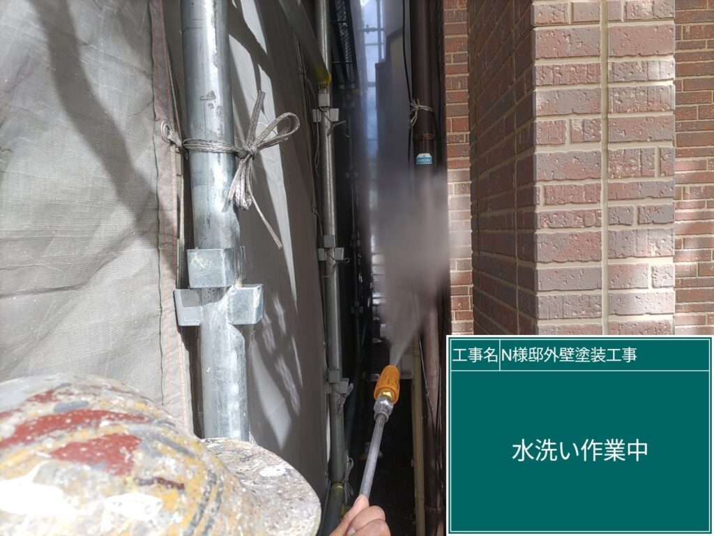 竪樋　高圧ジェット洗浄