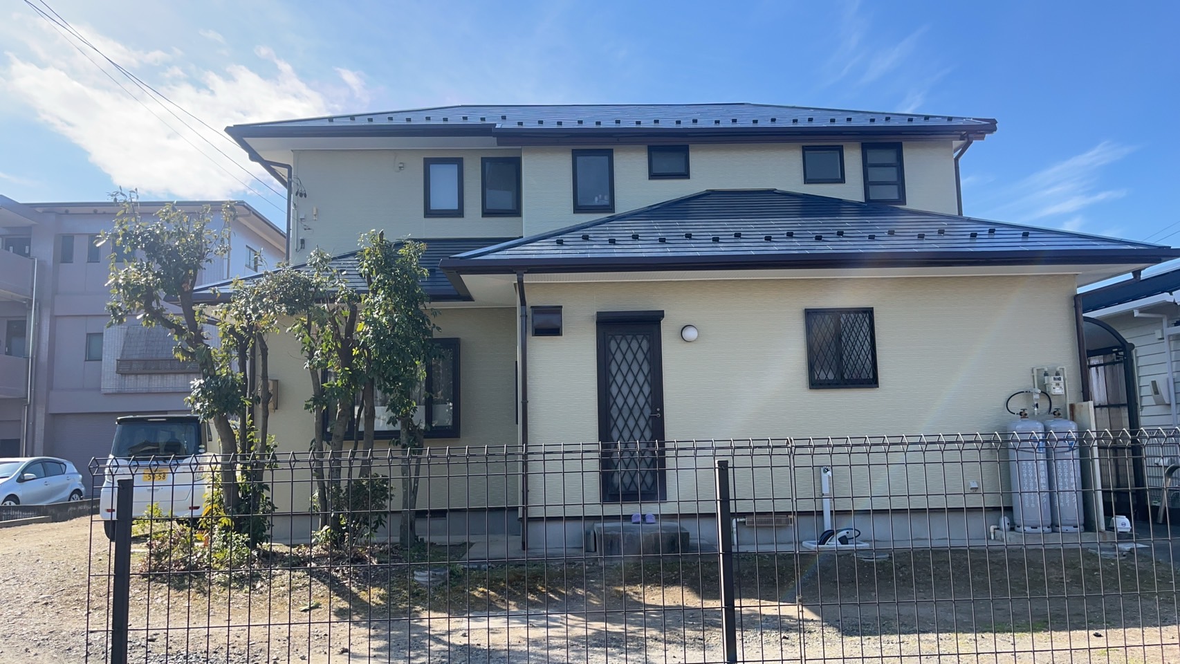 一宮市　K様邸　外壁屋根付帯部塗装リフォーム/ビス釘押さえ