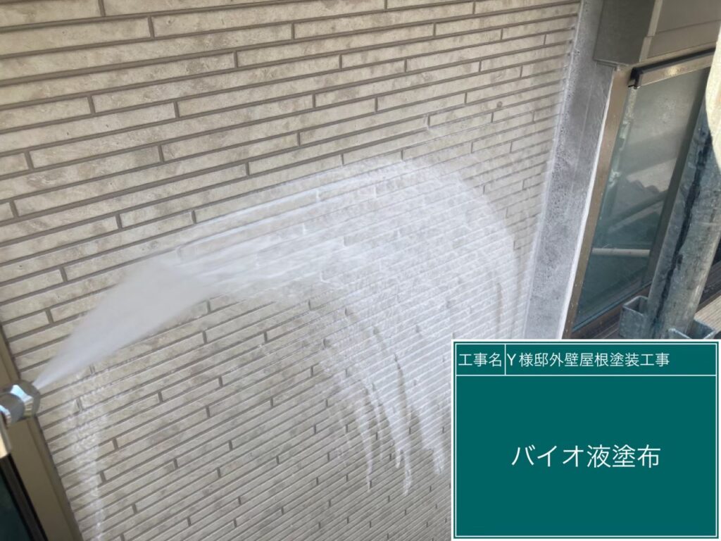 外壁　バイオ洗浄