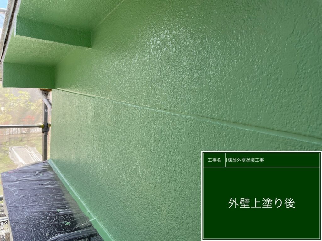 上塗り後です✨