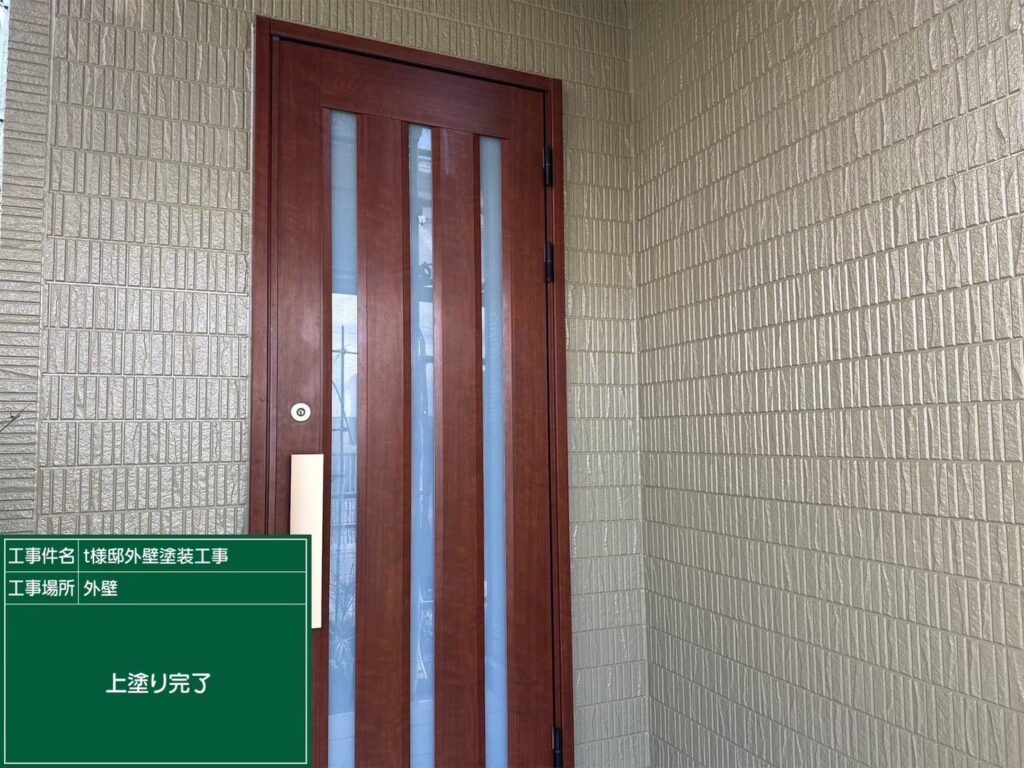 上塗り後です✨