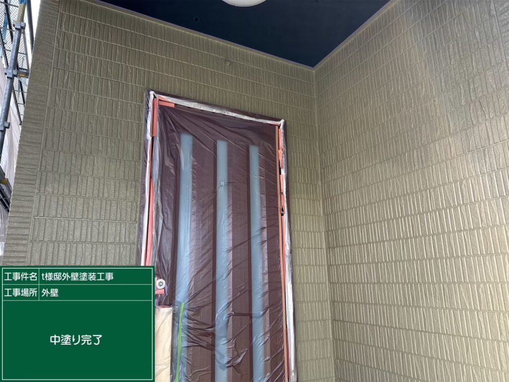 中塗り後です