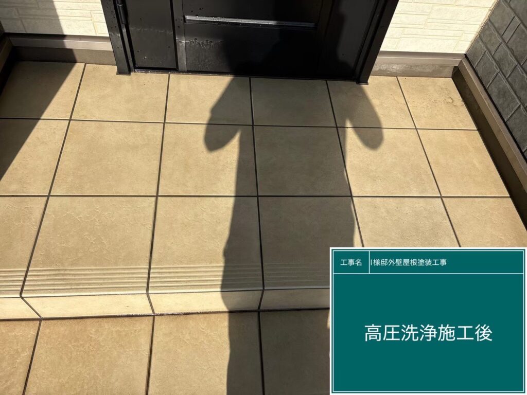 高圧ジェット洗浄後です。