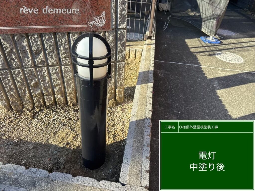 中塗り後のお写真です。