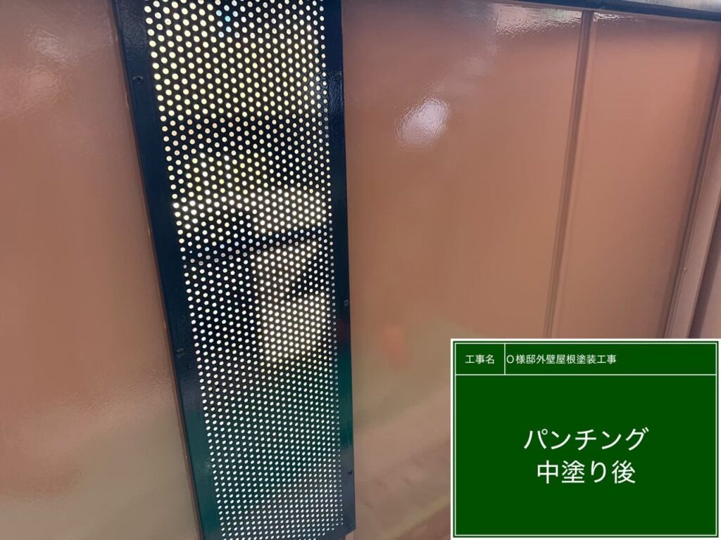 中塗り後です。