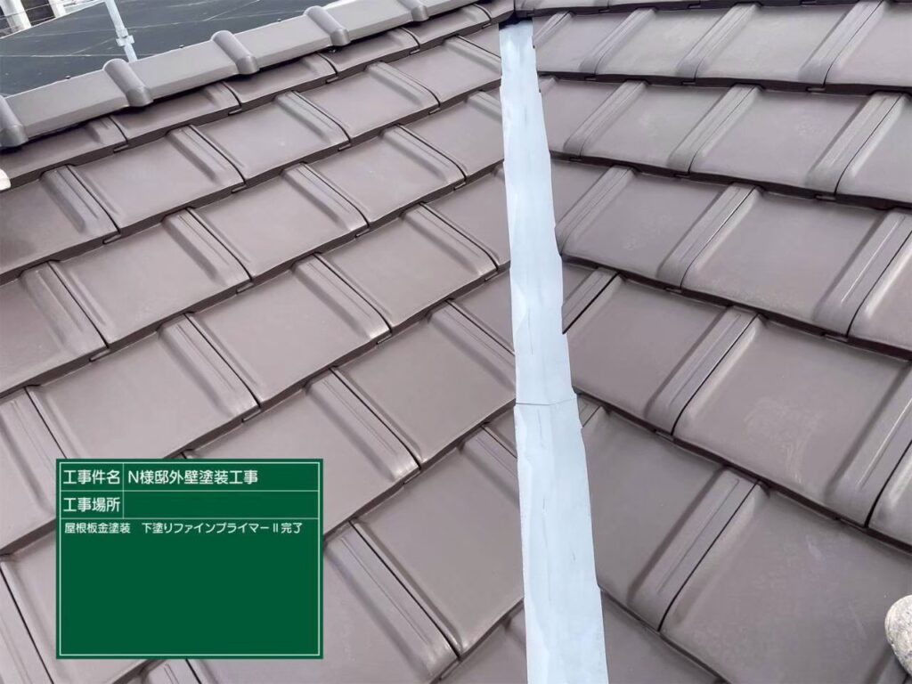 塗布後です