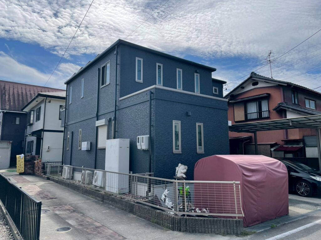 瀬戸市　I様邸　外壁付帯部塗装リフォーム/陸屋根ウレタン密着工法