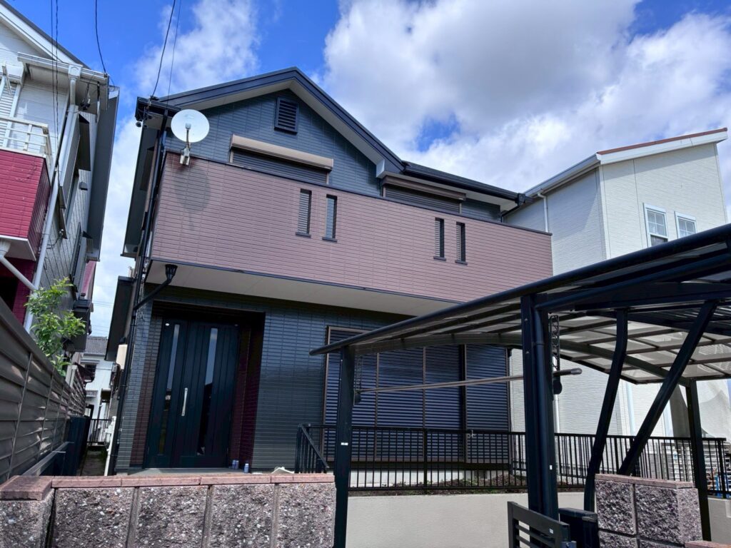 小牧市　Ｆ様邸　外壁屋根付帯部リフォーム/ビス釘緩み戻し